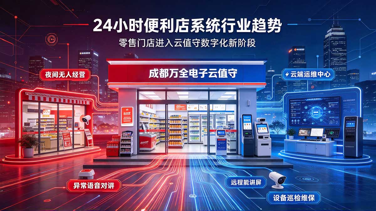 云值守24 小时便利店系统服务商_成都万全电子