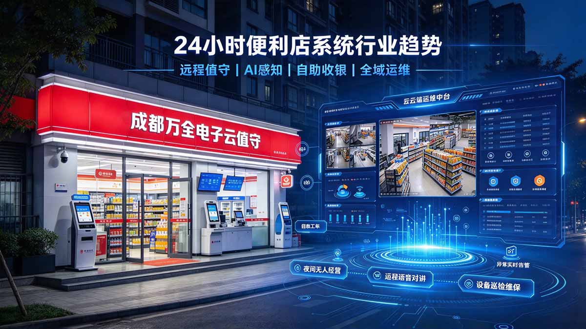 成都万全电子24 小时便利店系统