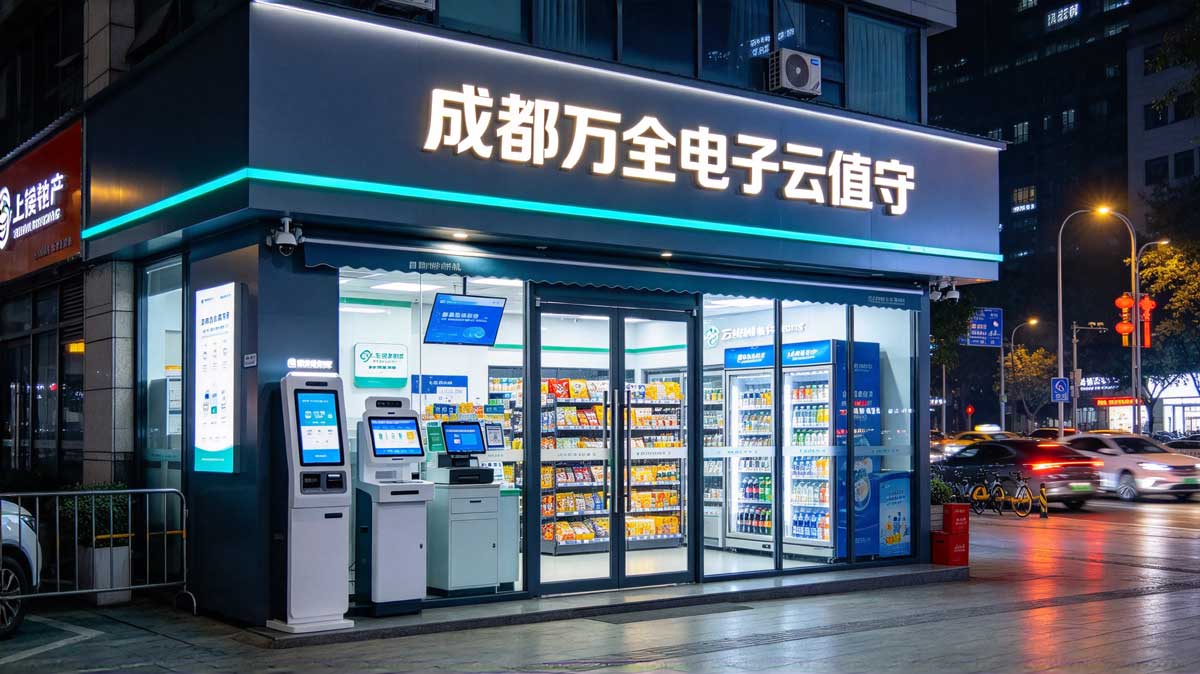 成都万全电子云值守无人便利店系统
